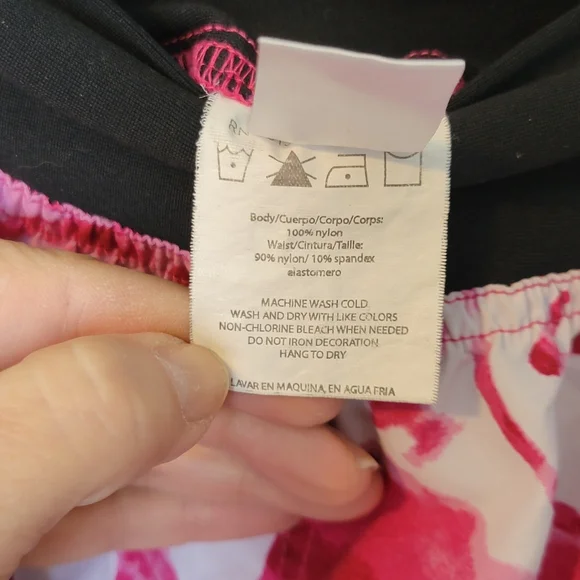 Womens Zumba Cargo Pink Black White Workout Pants XL - Picture 4 of 8